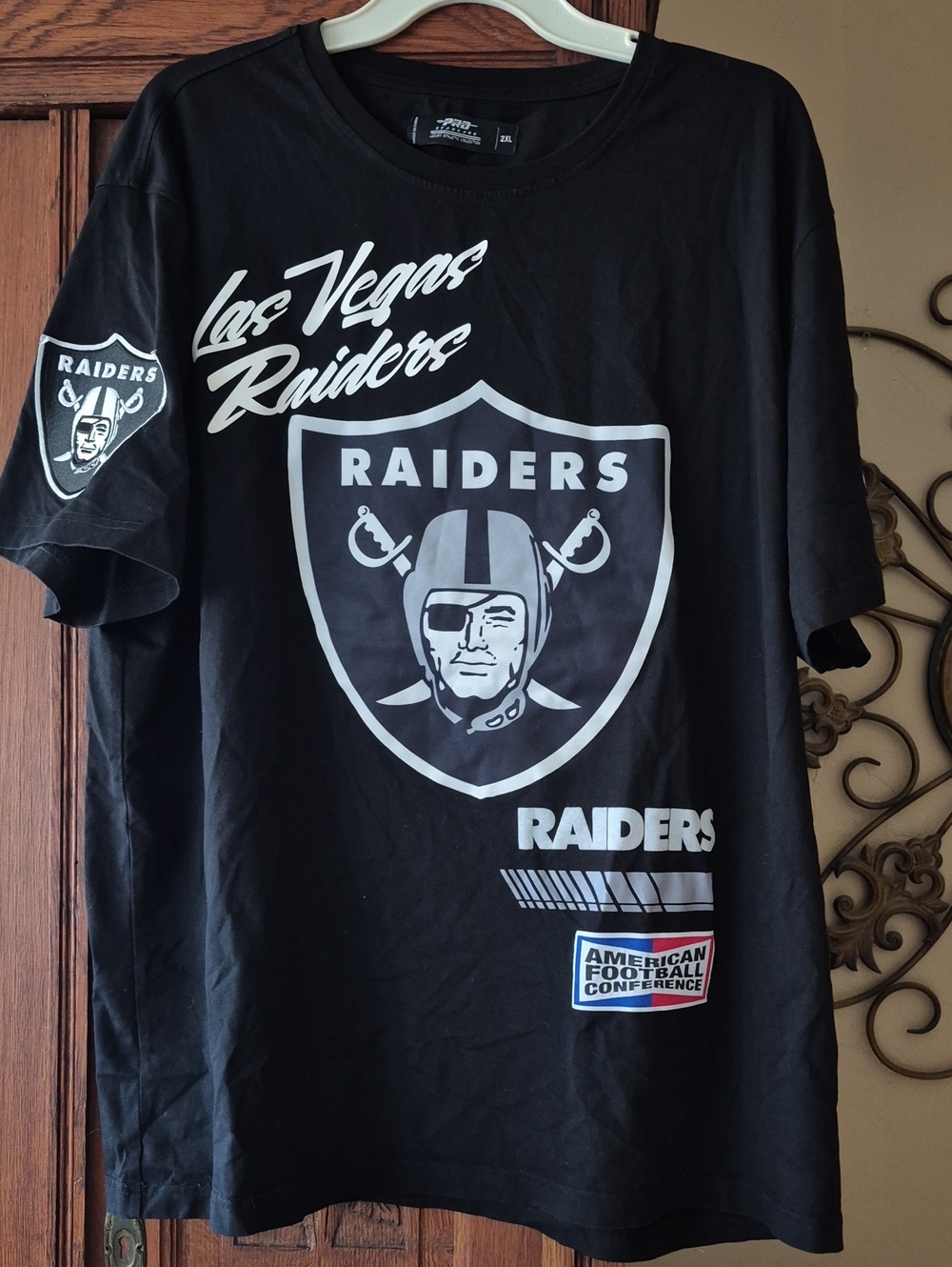 Las Vegas Raiders Black Graphic Short-Sleeve Tee